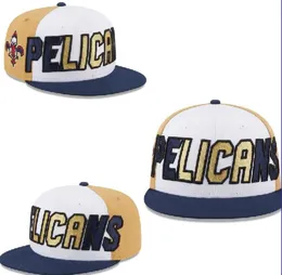 New Orleans''pelicans''ball Caps Flowers Snapback Hats Sports Team Callball Chicago Hat 23-24 Campions Baseball Cap 2024 Finals Sports Chapeau