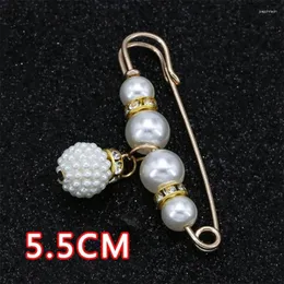 Broschen 10 Stcs Perlen Brosche Mode Pullover Schalklamme Taille Hosen Erweiterung Sicherheitsstifte Dropship