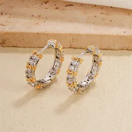 Zircon Designer örhängen 18K Guldörhängen Designer för kvinnor Nya diamantörhängen Luxury Charms örhängen Designer smycken Gold X Överlappande örhängen 4 Alternativ
