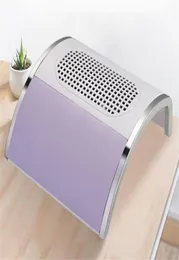 Assumatore per aspirapolvere da aspirapolvere da un perno per polvere per unghie 2 ventilatori di pedicure per manicure per le unghie Attrezzatura artistica Dryers6595769