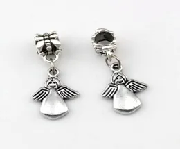 100pcslot Dangle Antique Silver Mitue Angel Angel Alloy Charm Beads для ювелирных изделий для выводов браслетного ожерелья 122x30mm4432585