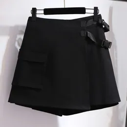 Plus -Größe Shorts for Women Summer Fashion Casual Wide Bein Fracht Frauen groß 3xl 4xl 5xl 6xl Kleidung 240420