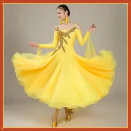 Стадия Wear Waltz Ballroom Dress Dress Standard Dance Performance Costum