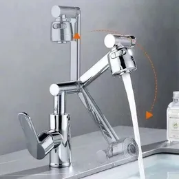 Bathroom Sink Faucets Bathroom sink faucet 1080 degree rotating hot and cold water splash-proof basin alloy mixing faucet single handle sink faucet