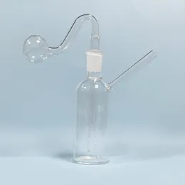 Smokpro Glass Oil Rig Mini Water Hookah Bong z 14 mm Burner Burner mocowanie 3 cm Bubbler Bowl
