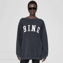 2024 anines Designer Sweatshirts Black annie hoodie bing Sport Classic Letter Cotton Pullover Jumper Casual Sweater Women