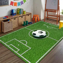 Lndoor Football Games Field Business Carpet Room Coffee TTABLE Mat Bedroom Rug Decorativo 240424