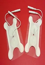 20pcs Tenne EMS Bianco TENS Agopuntura Elettrodi con perno da 20 mm per la fisioterapia della gola rondine 57771785