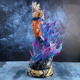 액션 장난감 그림 53cm Z 애니메이션 피겨 슈퍼 아들 Goku GK 2 헤드 PVC 액션 그림 모형 수집 가능한 장난감 장식 인형 선물