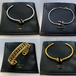 Fastore di vendita a vendita calda New Celi Bangle Paris Personalità Braccialetti per donne Braccialette oro oro.