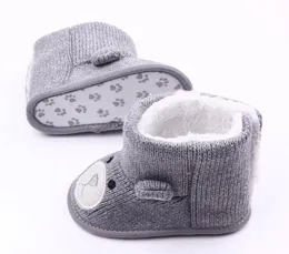 Baby Winter Boots Infant Toddler Newborn Cumbor Cartoon Bear Shoes Girls First Walkers Super Keep Warm Snowfield Boot G3230399