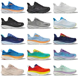 Mens Running Shoes Designer Sneakers Clifton 9 Women Men Bondi 8 Sneaker Shifting Sand Nimbus Cloud Ice Water One Anthracite Vandring Shoe Mens Outdoor Sports Trainers