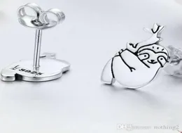 Fashionjewelry S925 sterling silver stud earrings sloth animals stud earrings for women fashion of 5763658