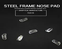 Silikon -Nasenpolster Stahl Rahmen Nasenpolster 1000 Stück Brille Teil Schiebung in Brillenzubehör für Gläser Shop 2373346