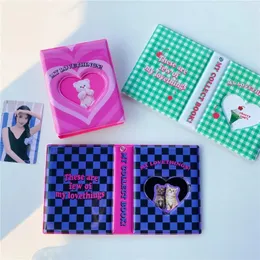 Album fotografico kawaii coreano da 3 pollici di cartone animato Photocard Holder 40 Pockets Album Idol Card Book Book Instax Mini Albums