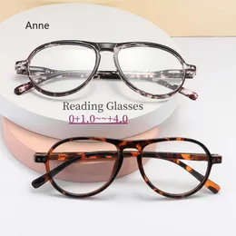 Occhiali da sole Lepard Plot Reading Glasses Blocking Blue Light Frame Computer Goggles Presbyopic Eyecyes for Womenmen 0 1 1,5 2 2,5 4