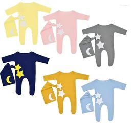 Clothing Sets Kids Onesie For Poshoot Elastic Children Pography Skin Friendly Outfit With Long Tail Hat Holiday Gift