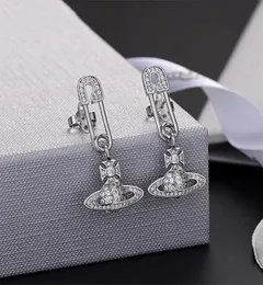 Nowe modne kolczyki z urokiem żeńskie Kolczyki marki luksus seniorów diamentowych damki na imprezę imprezowy ślub zaręczyny ślubne żydom7583399