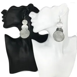 Dangle Earrings LOVBEAFAS Fashion Big Statement Long Earings Ethnic Drop Boho For Women Round Metal