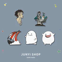 Japońskie Spirited Away Halloween Emalia Pin Śliczne filmy anime Gry Hard Enamel Pins Zbierz metalową kreskówkę broszkową plecak worka na czapkę kołnierzy