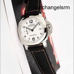 Designer handledsklocka Panerai Luminor 1950 Series 44mm Diameter Datum Display Automatisk mekanisk mäns tidstycke Watch Refined Steel PAM00499