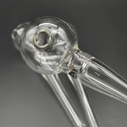Pyrex Quartz Hookahs Glass Olej Burner Rura Big Clear Glass Tube Water Bong do palenia RET DAB Rig