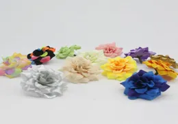 ECO Friendly 100 Pieces 1 77 Inches Artificial Silk Small Rose Flower Heads Home Garden Decor Party Wedding Hair Clip Favors AF7887045