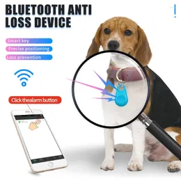 Hundkläder Bluetooth Anti-Lost Device Smart Key Water Drop Children's Wallet Pet Wearing Bag Mobile Positioning