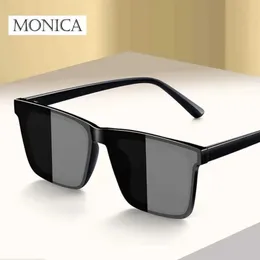 Óculos de sol 2024 Novos óculos de sol masculinos que impulsionam óculos de sol anti-UV côncavos de molduras longas de moldura de sol dos óculos de sol Gafas de sol Hombre D240429