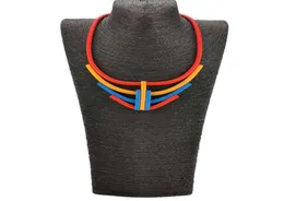 Gothic Choker Necklaces For Women Multicolor Rubber Chain Handmade Jewelry Short Party Clothes Necklace Gift Chokers6986175