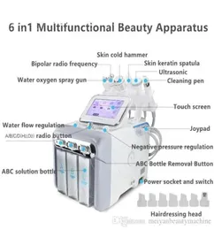 6 in 1 Water Oxygen hydrafacial Dermabrasion machine skin care Deep Cleansing Exfoliating Hydro Dermabrasion Jet Peel beauty equip1568393