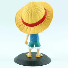 Figuras de brinquedo de ação 12 cm Anime One Piece Monkey D Luffy Figura Infância Ação do garoto Fatueta PVC Modelo de decoração de carros estátuas de boneca Doll Toy Birthday Gift