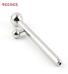 Beeger the Ultimate Prince Albert Cum Thru Penis Wand fästes till piercingar Urethral Wand för manliga ljud nöjen SH1907309901807