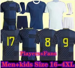 SCoTlaNdS 24 25 Soccer Jersey 2024 ScoTTisH National Team MCGINN Football Shirt Kids Kit Set Home Navy Blue Away White 150 Years Anniversary Special 11111