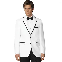 Erkekler Suits Blazer İki düğme Office üniform cosplay takım elbise ceketi için çentik yaka