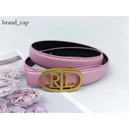 RLL Luxury Women Womener Belt Belt Belts Leather 2.5cm عرض جودة عالية الجودة مصمم حزام أطفال قوي ودائم حزام RLL للرجال RLL حزام 1012