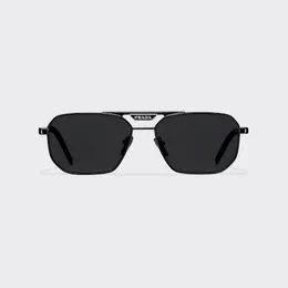 SPR58Y Mark Sunglasses for Men Metal Metal Frame Designer de computadores Mulheres óculos de sol espelho templo otimista Leia o Caminho da Polícia Scratch Scratch