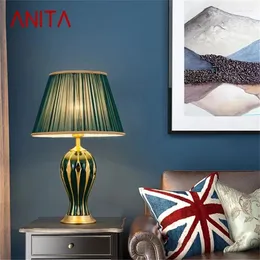 Lampade da tavolo Anita Ceramica contemporanea Lampada lussuosa soggiorno camera da letto scrivania luce el ingegneria luci decorative