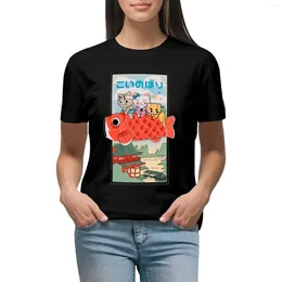 Women's Polos Koinobori T-shirt Cute Tops Shirts Graphic Tees Womens T