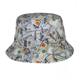 ベレー帽ユニークなデザインダラーバケツハット女性軽量の屋外お金釣り帽子夏のビーチハットウェアボブ