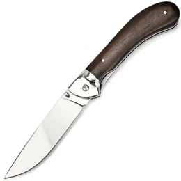 Europäische meistverkaufte klassische hölzerne Griff-Taschenmesser 9CR18Mov Stahlfischerei Wanderwanderung im Freien Camping Messer mit Abdeckung