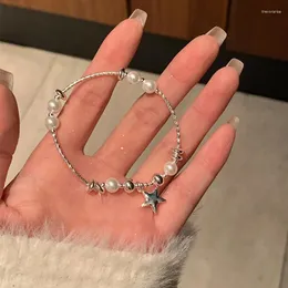 Braggangano in stile coreano Star Star Bracciale Temperamento per tutta la partita per donna Regalo di compleanno della festa di moda per donne