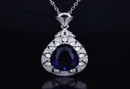 Nuovo gruppo di collana a pearla a pearla a pearla di caduta d'argento intarsiata intarsiata piena ciondolo viola di lusso per donne squisite gioielli intero 8254186