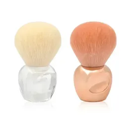 Mushroom Crystal Nail Brush Transparent Paint Gel Dust Cleaning Brushes Make Up Brush Nail Art Manicure Tools