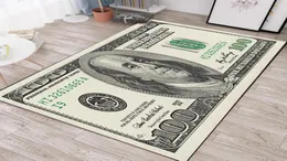 Vintage Dollar Carpet 100Dollar Rug 50X80 Cm The Money Rug Stylish Personality Carpet For Living Room7087753