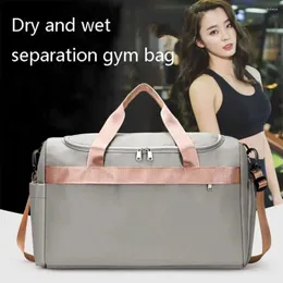 Duffel Bags Business Trip Travel Duffle Bag Portable Dry Wet Separation Large Capacity Gym Waterproof Overnight Women