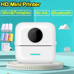 Mini Portable Printer Inkless Print PO Graffiti OCR Text Text Pages Pages Printing AI Paiting HD Upgrated Print 240417