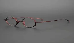 Collezione di John Lennon039s stesso piccolo telaio rotondo di occhiali in titanio puro in stile cinese Ultra leggera viso altezza del viso 5511986