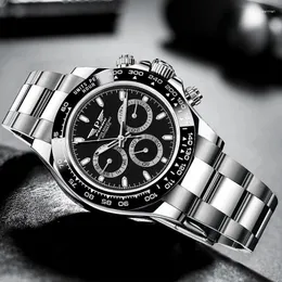 Нарученные часы Pindu Fashion Men's Men's Automatic Mechanical Watch Материал из нержавеющей стали.