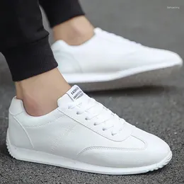 Casual Shoes White Leather Sneakers Boys Sport Vulcanized Men Comforthable Spring Mens 2024 Fashion School Tennis